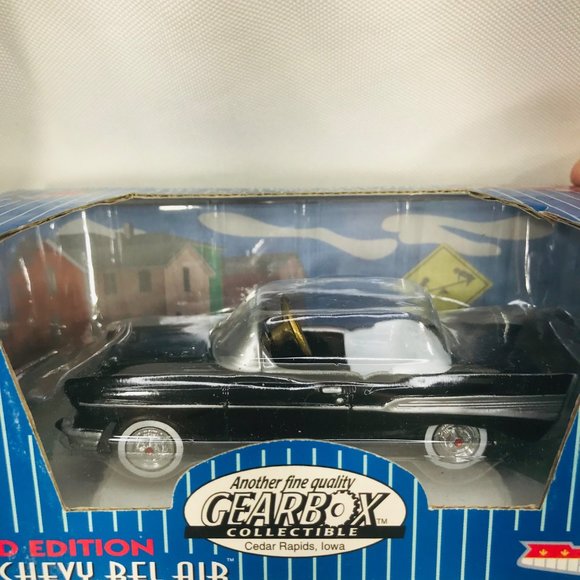 Gearbox 1997 Vintage 1957 Chevy Bel Air Convertible Serial #05361 Pedal Car New - Picture 3 of 10